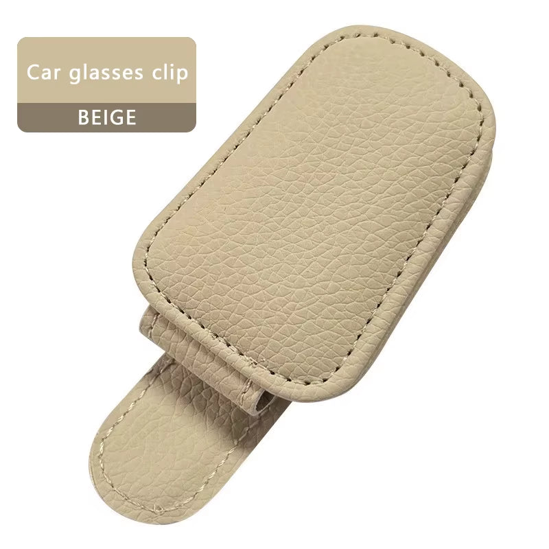 SEAMETAL Car Sunglasses Clip Sun Visor Glasses & Card Holder