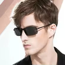 Stylish UV400 Polarized Transition Sunglasses | Day‑to‑Night Adaptive Clarity