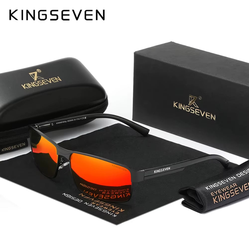Sleek Designer Sport Sunglasses For Men Complete With Custom Bag, Glasses Case, & Lens Cleaner