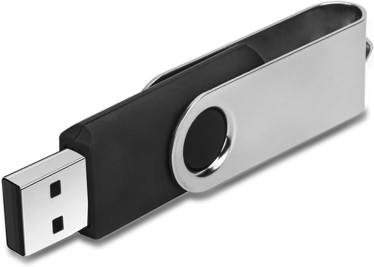 Swivel Design 16GB USB Thumb Drive With Keychain