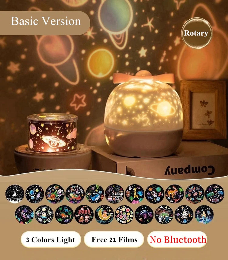 360° Rotating Night Light Projector For Kids