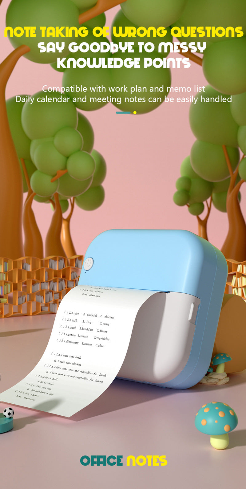 Mini Portable Thermal Printer