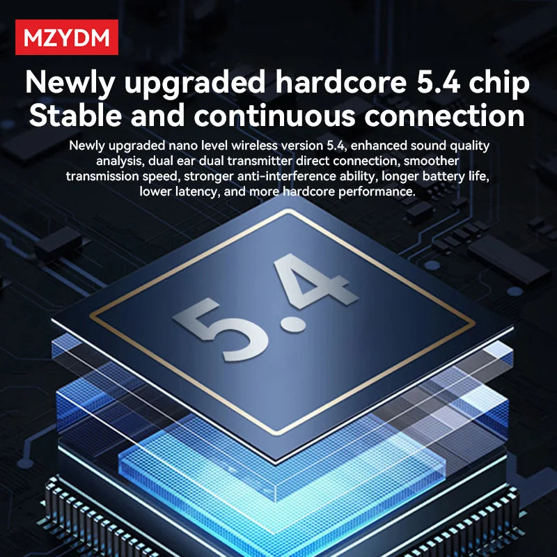 MZYDM A98 TWS Waterproof Bluetooth Earphones With Noise Reduction