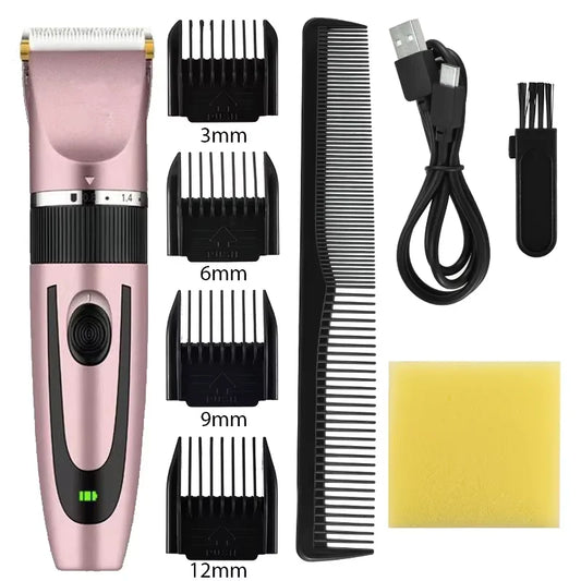 Professional Rechargeable Electric Hair Trimmer For Haircuts & Shape-Ups