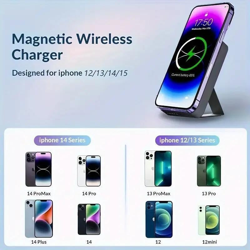 Wireless Magsafe Mini Portable Power Bank 5000Mah 