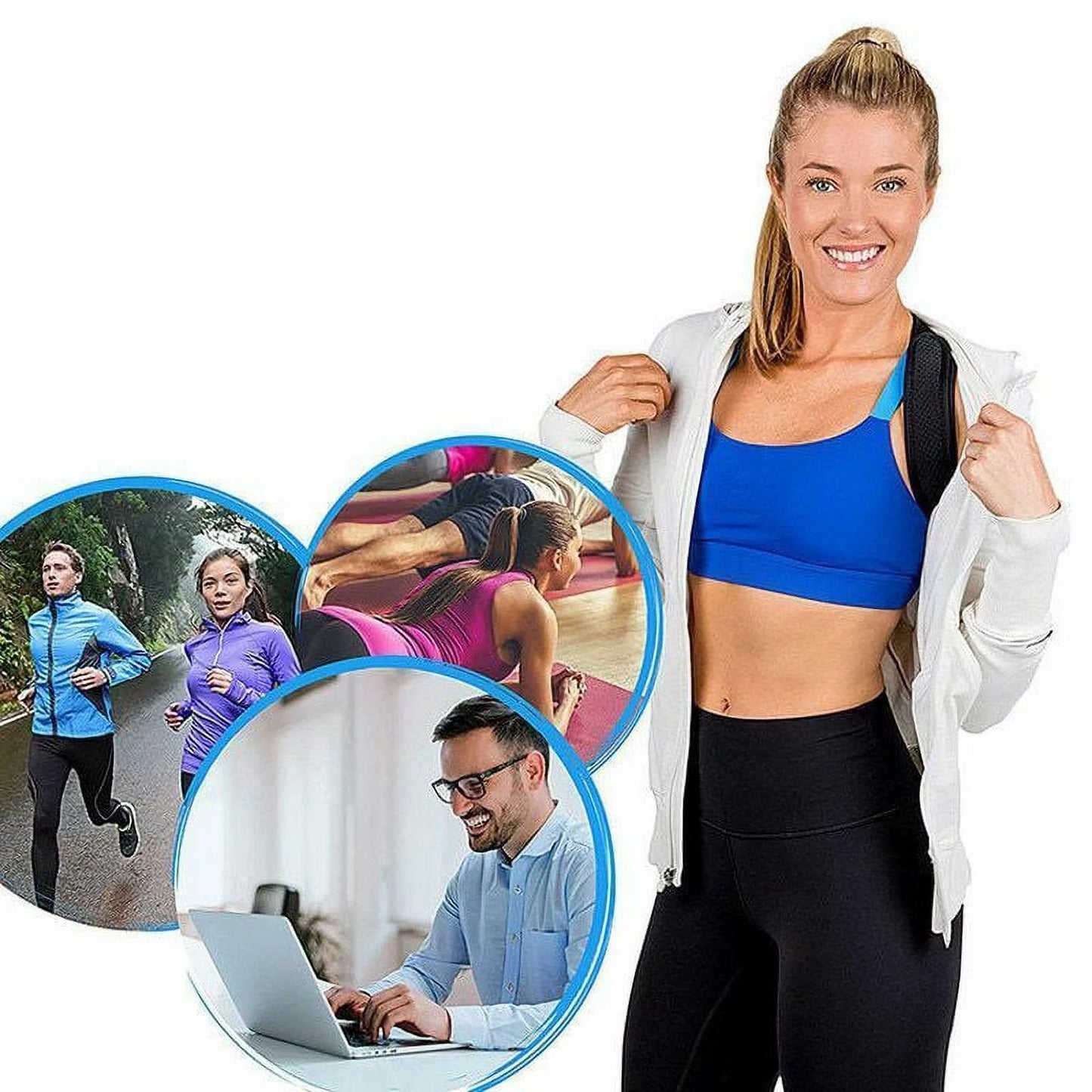 Universal Fit Unisex Adjustable Medical Clavicle Belt for Posture Correction