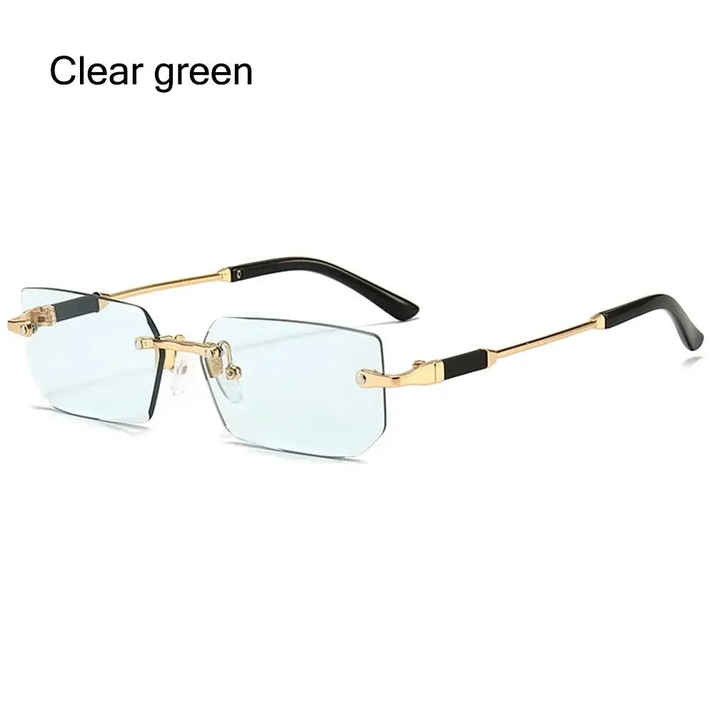 Y2K Unisex Modern Rimlesss Shades With UV400 Protection