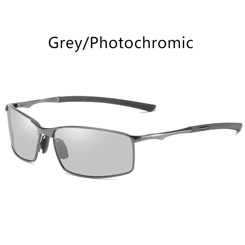 Men's Sleek Photochromic Sunglasses With UV400 Protection