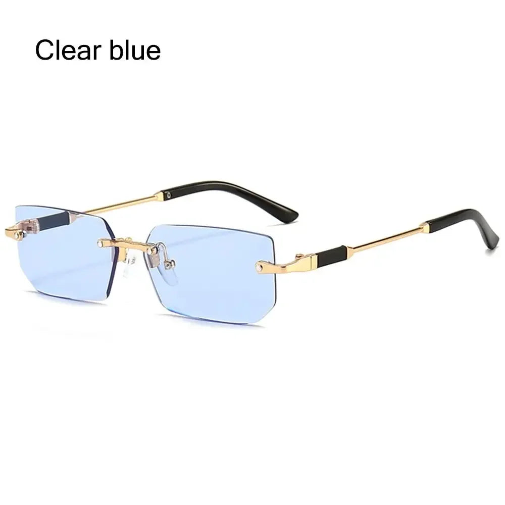 Y2K Unisex Modern Rimlesss Shades With UV400 Protection