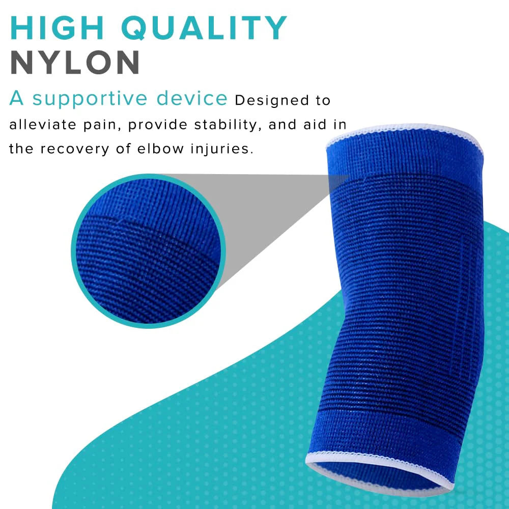 Elastic Elbow Compression Sleeve With Full Range Of Motion
