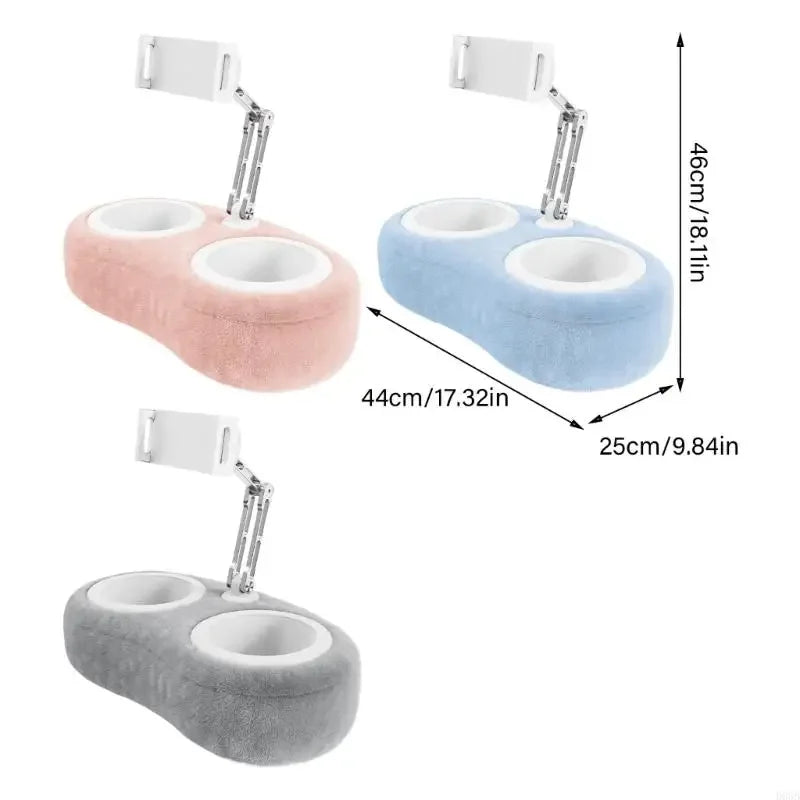 Plush Tablet Pillow Snack Stand