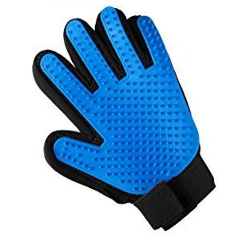 Double Sided De-Shedding & Scrubbing Glove/Brush For Pets