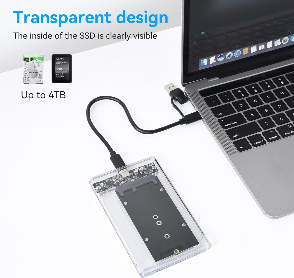 Lightweight USB Hard Drive With Up To 4TB Of Space