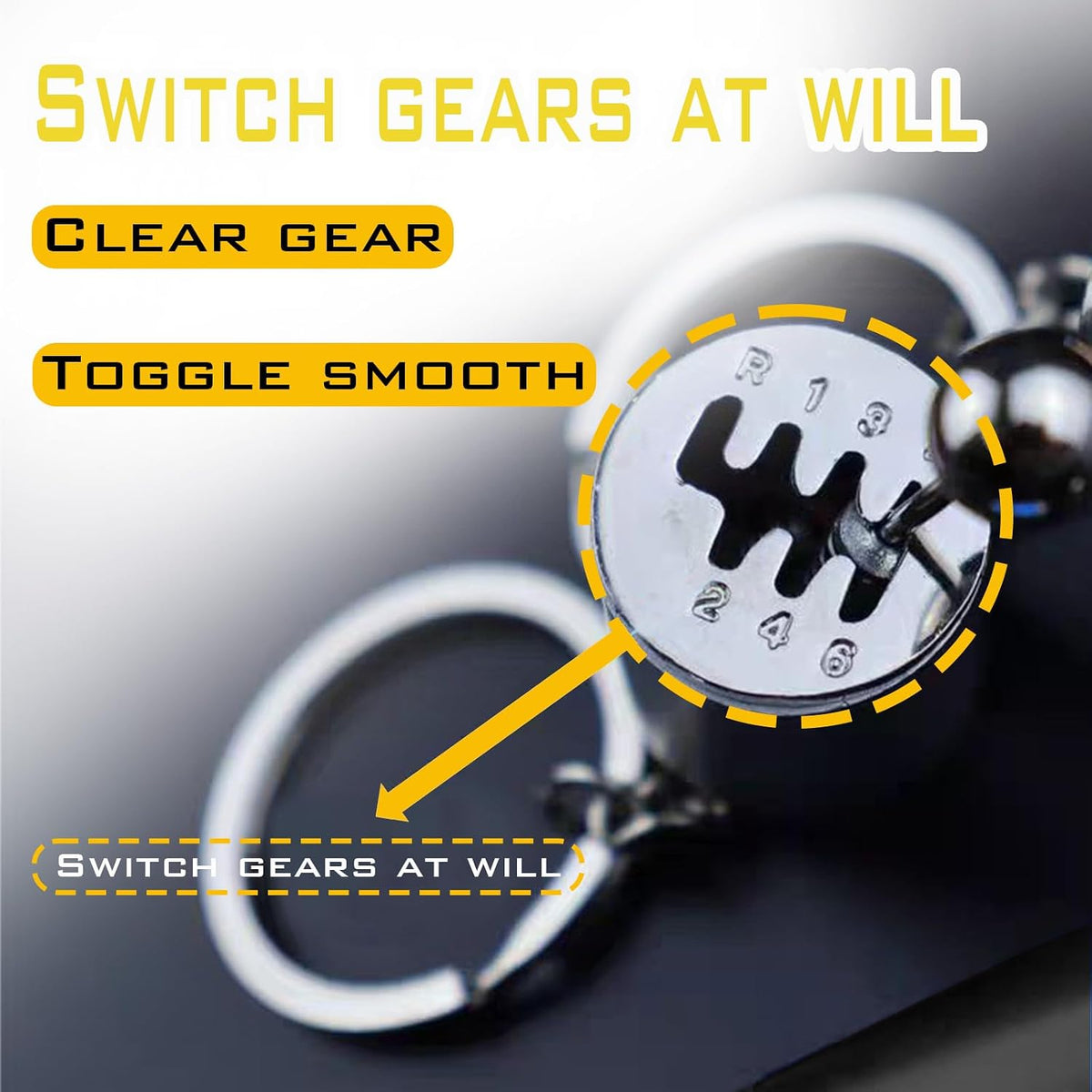 6-Speed Manual Shift Keychain