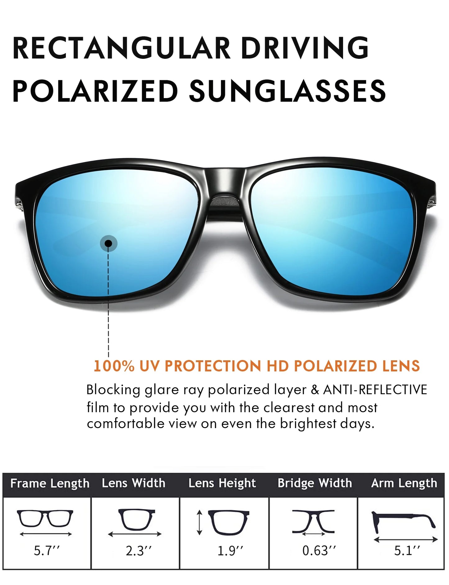 Trending Polarized Unisex Sunglasses With UV400 Potection