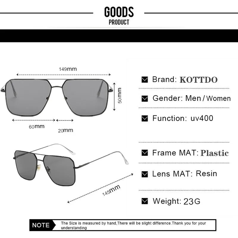 Vintage Style Slick Sunglasses For Men | UV400 Protection