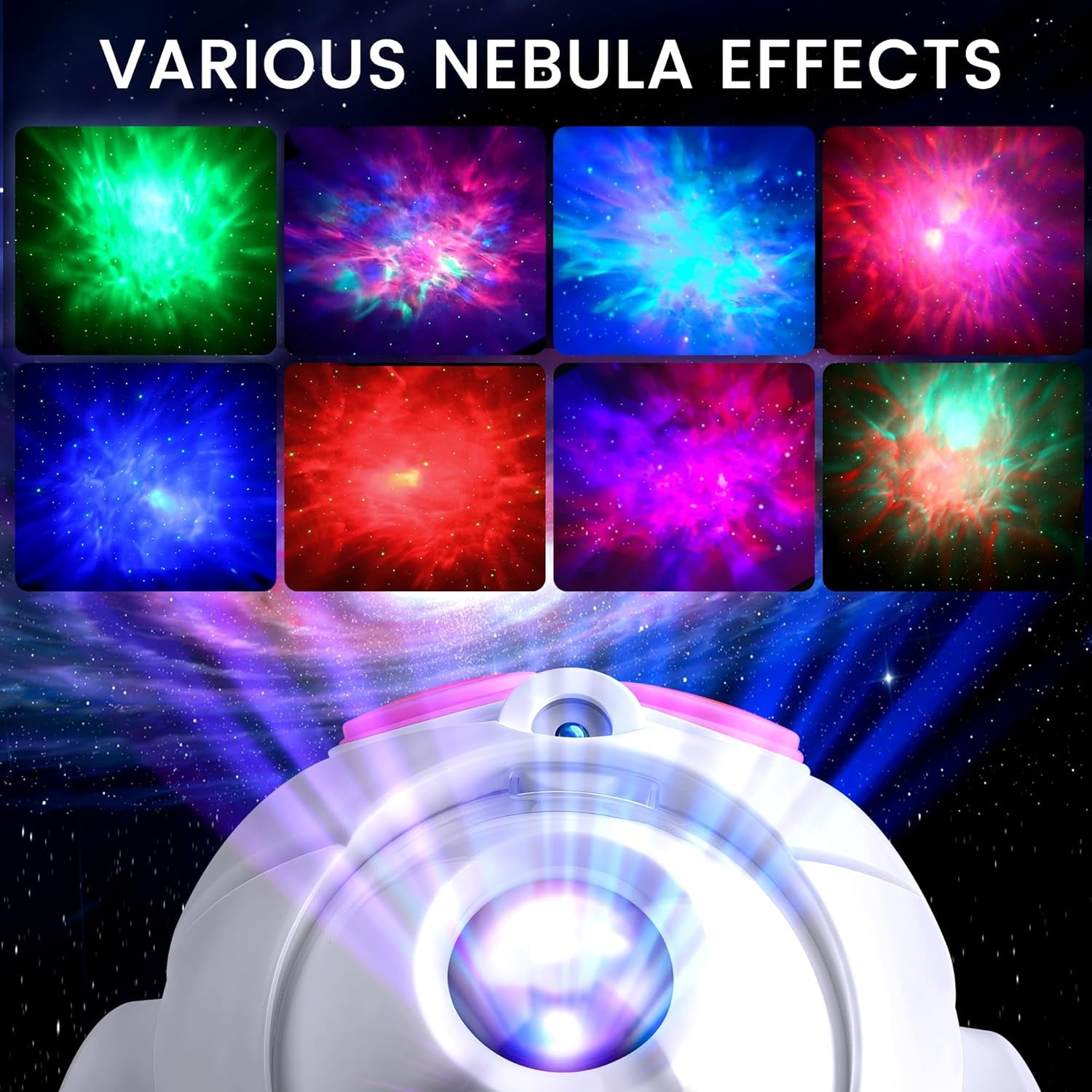 LED Astronaut Galaxy Night Light Projector