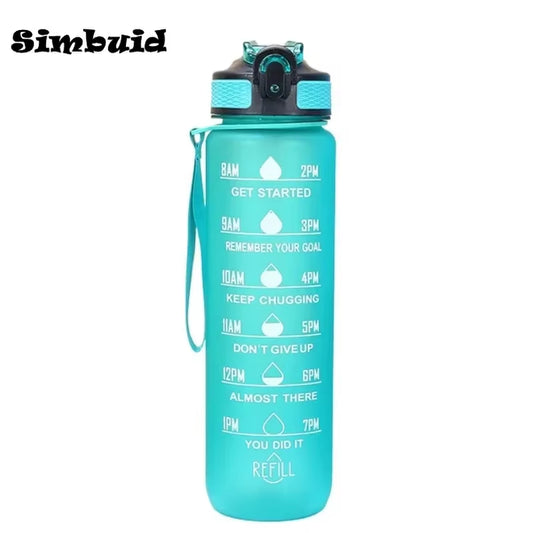 1L Leakproof Sport Water Bottle For Outdoors, Travel, and Fitness