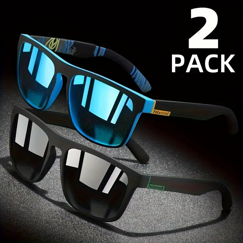 2-Pack Anti-Glare Sunglasses Made For Summer Fun