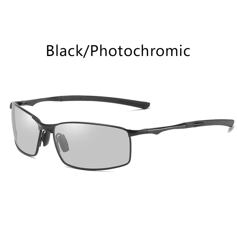 Men's Sleek Photochromic Sunglasses With UV400 Protection