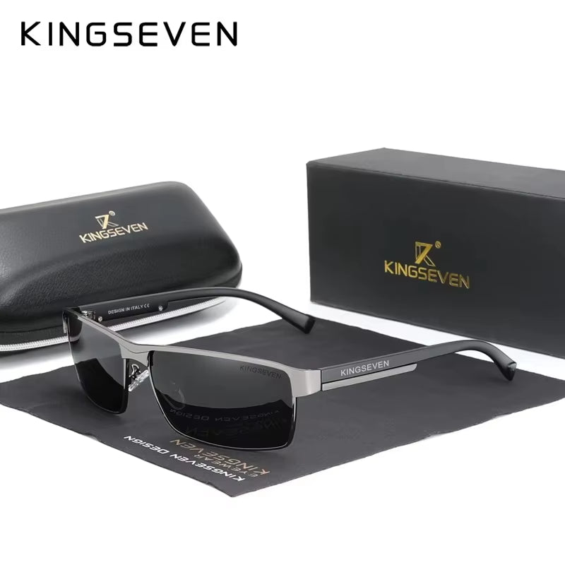 Sleek Designer Sport Sunglasses For Men Complete With Custom Bag, Glasses Case, & Lens Cleaner