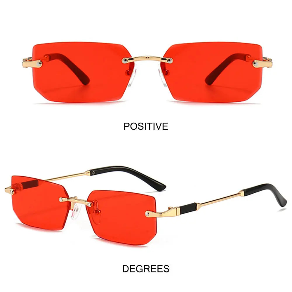 Y2K Unisex Modern Rimlesss Shades With UV400 Protection