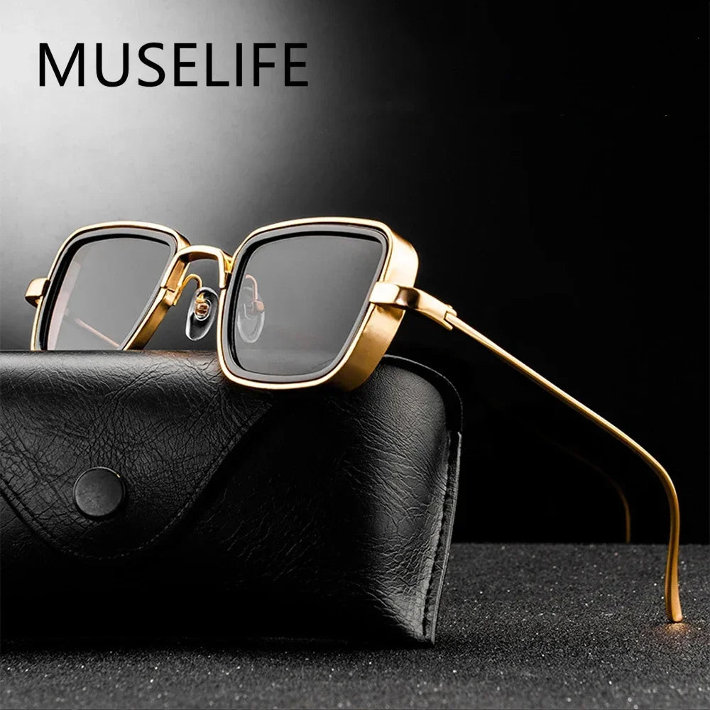 Men's Stylish "Steampunk" Style Sunglasses With UV400 Protection