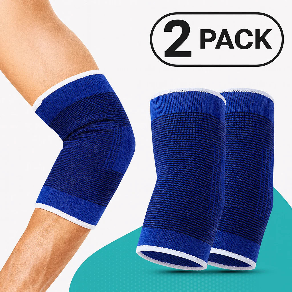 Elastic Elbow Compression Sleeve With Full Range Of Motion