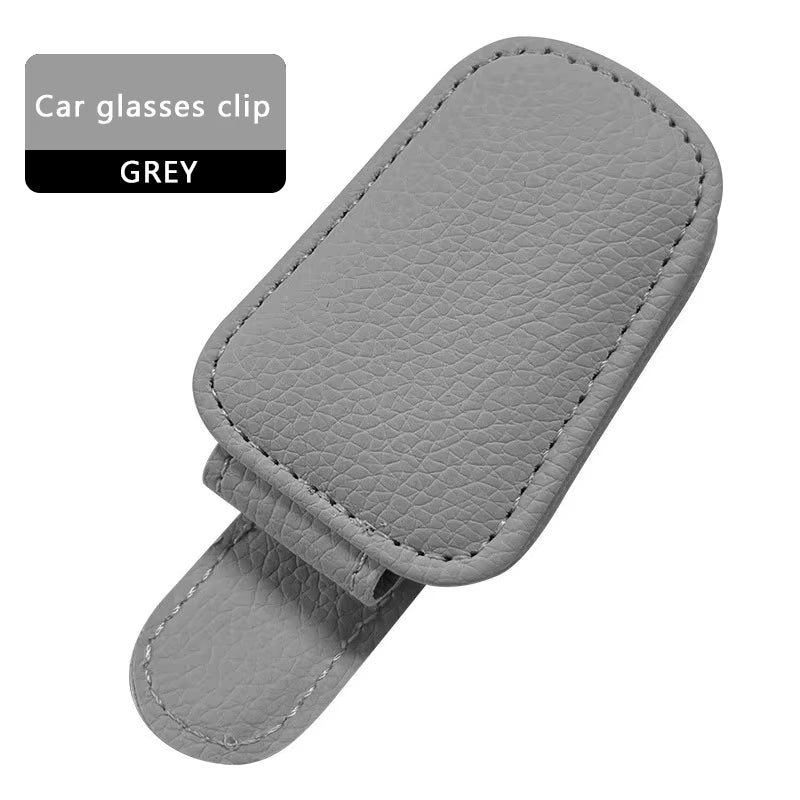 SEAMETAL Car Sunglasses Clip Sun Visor Glasses & Card Holder