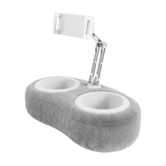 Plush Tablet Pillow Snack Stand
