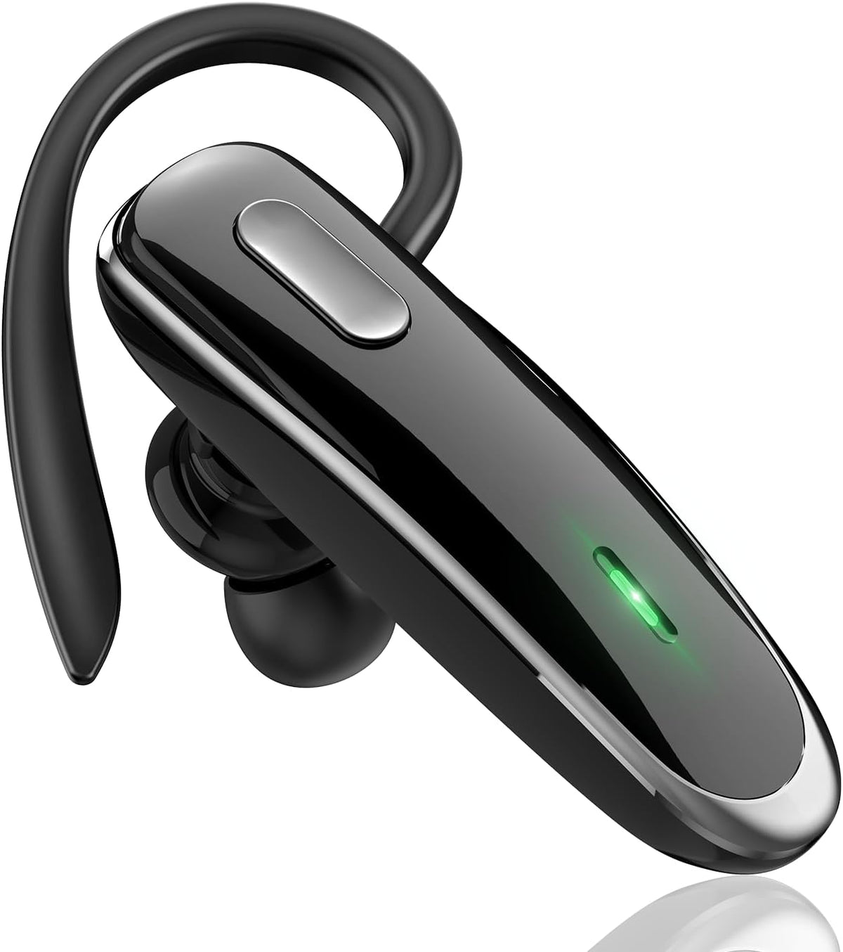Wireless V5 Bluetooth Earpiece with Built-In Dual ENC Microphone & 10 HR Battery Life