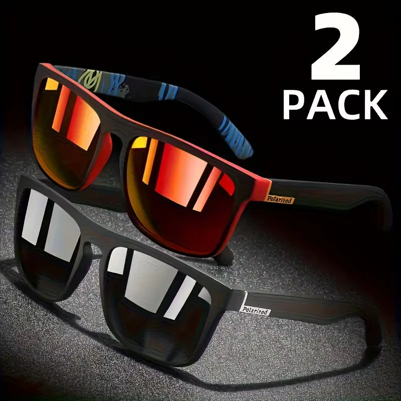 2-Pack Anti-Glare Sunglasses Made For Summer Fun